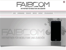 Tablet Screenshot of faibcom.de